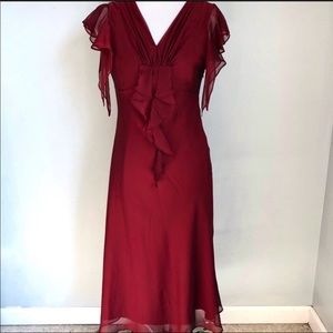 Studio 1940 Burgundy Red Dress, Size 6